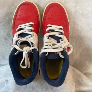Nike SZ 7Y Air Force 1 Low LV8 Independence Day Red White & Blue Youth Sneakers